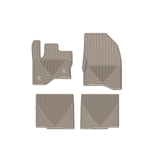 Weathertech Tan, Front and Rear All Weather Floor Mats W237TN-W231TN - main