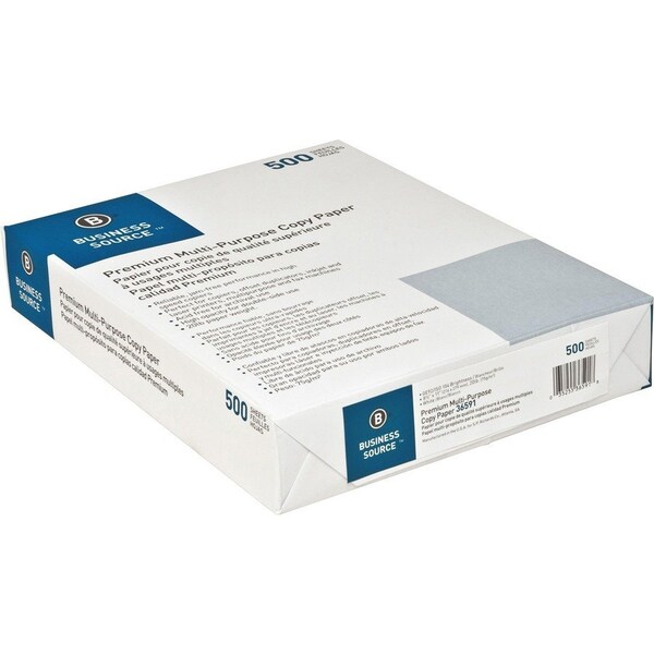 Business Source PAPER, COPY, 20#, 92BRT, 8.5X11, PK500 BSN36591PL - main