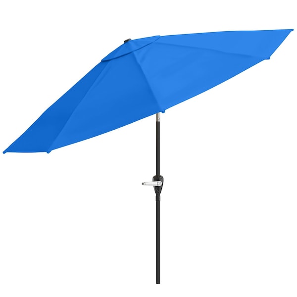 Pure Garden 10-Foot Patio Umbrella, Brilliant Blue 50-LG1035 - main