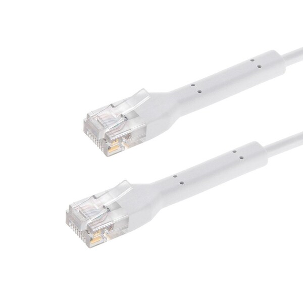 Monoprice Cat6A Ethernet Patch Cable - Bendable, UTP, 28AWG, 7ft, White 48489 - main