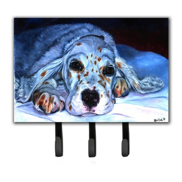 Carolines Treasures English Setter Pup Leash and Key Holder 7330TH68 - main