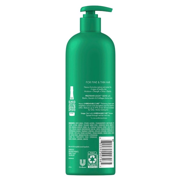 Nexxus Unbreakable Care with Keratin Collagen Biotin Anti-Breakage Shampoo, 16.5 Ounce, 4PK 69766065 - main