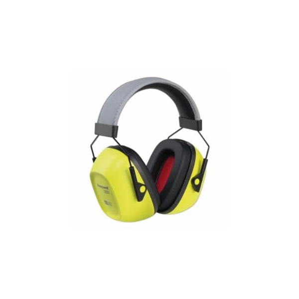 Howard Leight VeriShield, 100 Series Passive Earmuffs, 30 dB, Hi-Viz Yellow, Over-the-Head, VS130HV 154-1035110-VS - main