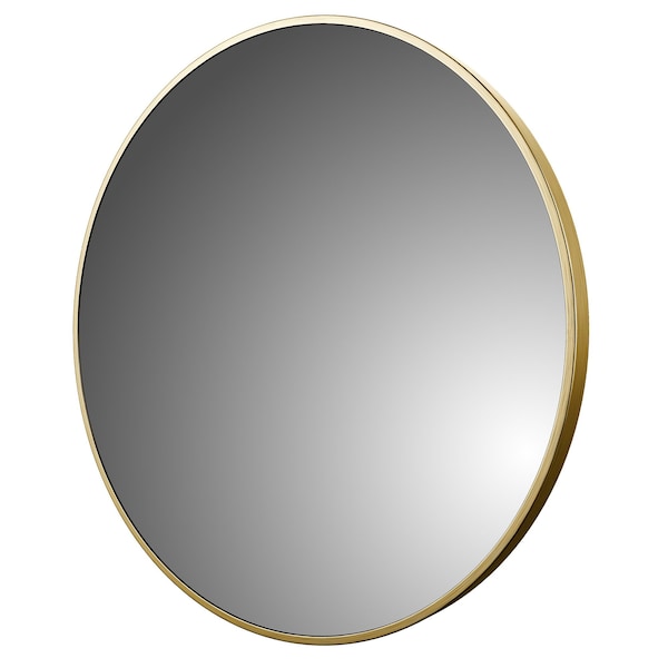 Craft And Main Round Mirror, Framed, 32x32in, Aluminum AM3232-BG - main