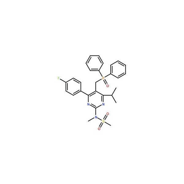 Ak Scientific N-(5-((Diphenylphosphoryl)methyl)-4-(4-fluorophenyl)-6-isopropylpyrimidin-2-yl)-N-methylmethanesulf 2897AB-25g - main
