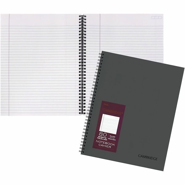 Mead Products 06062 Mead Products 06062 11 in. X 8.5 in. Black Legal Ruled Cambridge Limited Business No 6062 - main