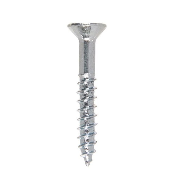 Hillman No. 12 X 1-1/2 in. L Phillips Zinc-Plated Coarse Wood Screws, 100PK 40153 - main