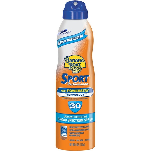 Banana Boat 6 Oz. Sport Performance SPF 30 Sunscreen Spray 11039 - main
