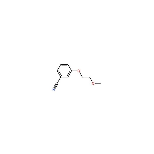 Ak Scientific 3-(2-Methoxyethoxy)benzonitrile (1g), CAS 80407-67-6 2530AC-1g - main