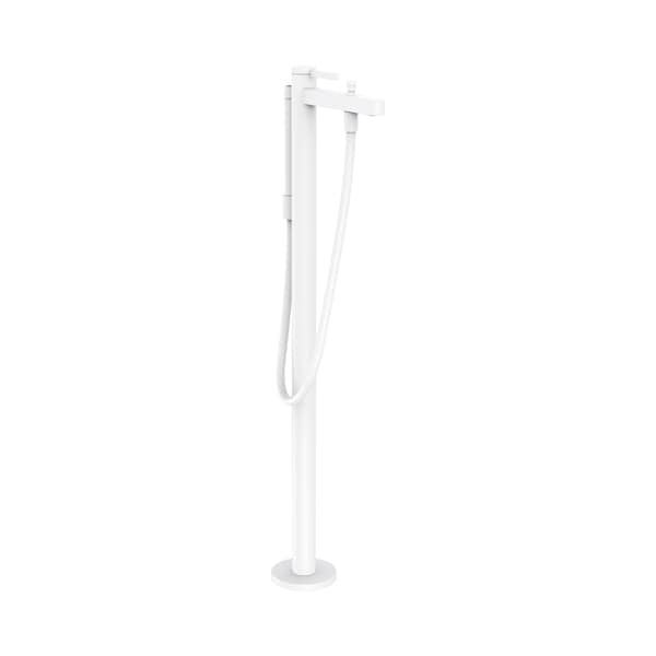 Hansgrohe Finoris Freestanding Tub Filler Trim with 1.75 GPM Handshower in Matte White 76445701 - main