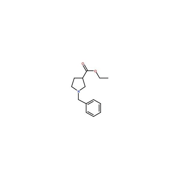 Ak Scientific 1-Benzyl-pyrrolidine-3-carboxylic acid ethyl ester (10g), CAS 5747-92-2 X4714-10g - main