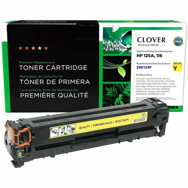 Clover Imaging Group Imaging Remanufactured Yellow Toner Cartridge 200124P - main