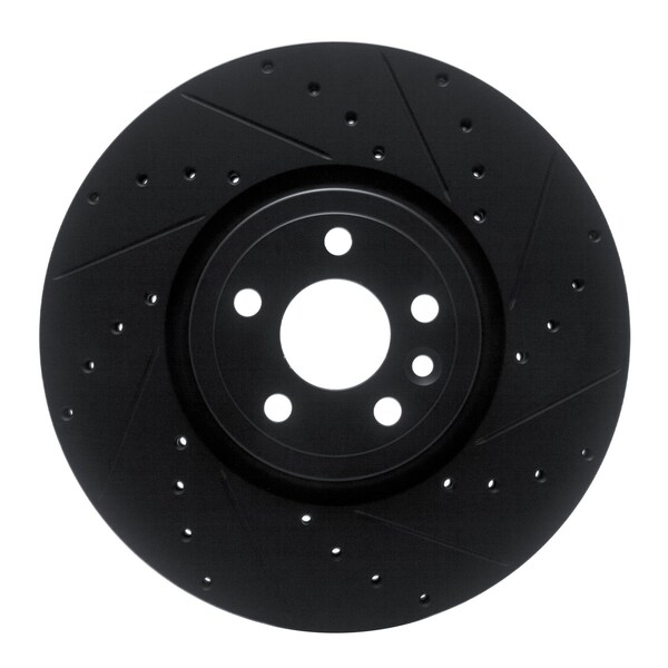 Dynamic Friction Co DFC Brake Rotor - Drilled and Slotted - Black 633-20033R - main
