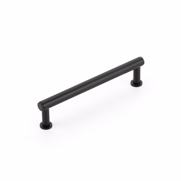 Schaub 5in Center to Center Pub House Cabinet Pull Matte Black Finish 5105-MB - main