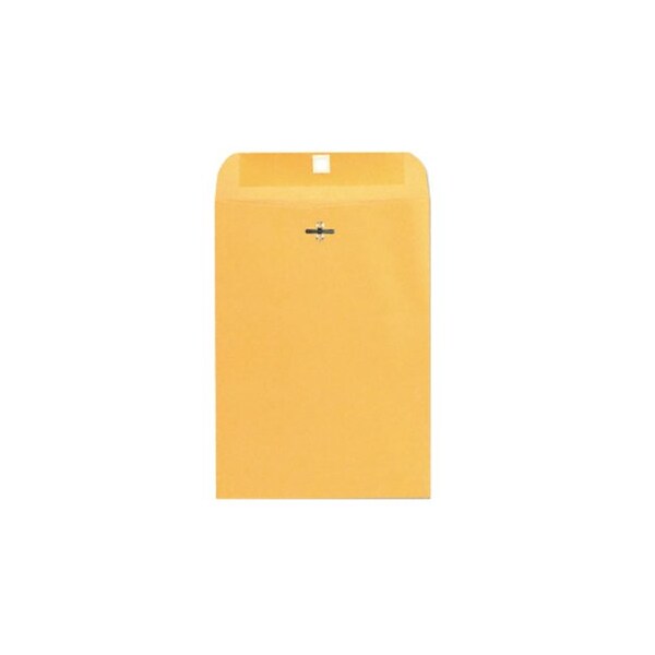 Universal Clasp Catalog Envelopes, 28 lb., 9"W x 12"H, Kraft, 100/Pack 35264 - main
