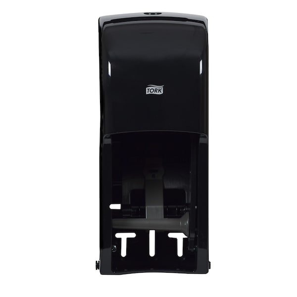 Tork Toilet Paper Dispenser, Plastic, Black 473428 - main