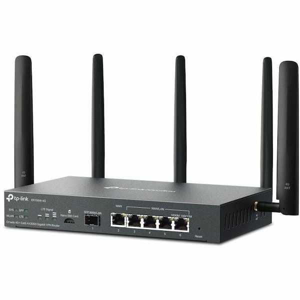 Tp-Link OMADA AX3000 GIGABIT VPN ROUTER ER706W-4G - main
