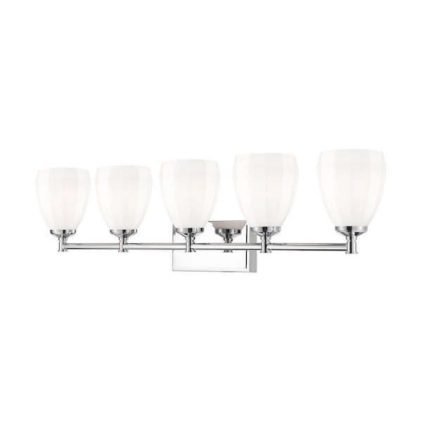 Z-Lite Oren 5-Light Vanity, 38 in W, Chrome 7004-5V-CH - main