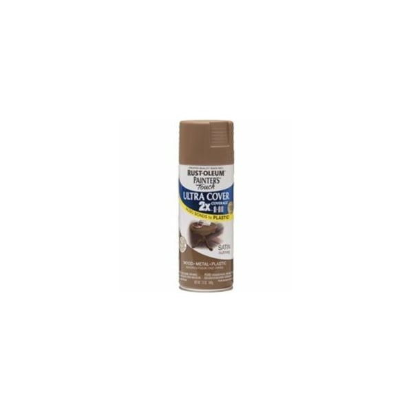 Rust-Oleum Spray Paint, Nutmeg, Satin, 12 oz 249070 - main