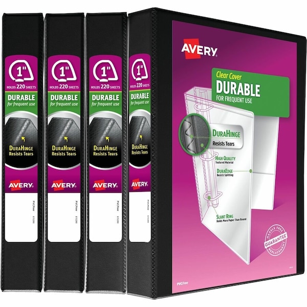 Avery Binders, Durable View 3 Ring, 1 In, PK4 05737 - main