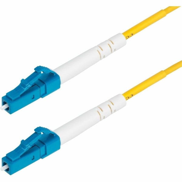 Startech.Com 1m 3.3ft LC to LC UPC OS2 Single Mode Simplex Fiber Optic Cable, 9/125m, 40G/100G, Bend SPSMLCLC-OS2-1M - main