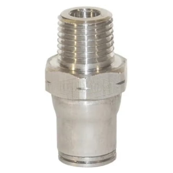 Dixon Legris by Push-In Connector, 1/8 x 1/4 in Nominal, MNPT x Tube, 290 psi Pressure, SS, Domestic 38055611 - main