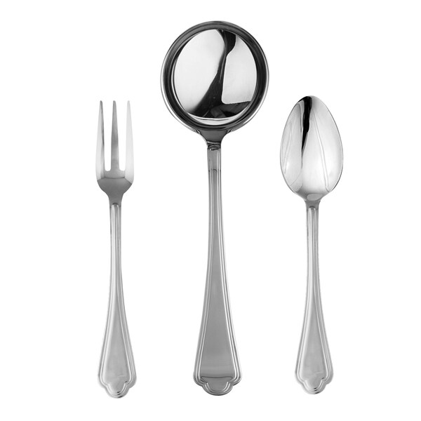 Mepra Leonardo Serving Set - 3 Pieces - Stainless Steel 101822003 - main