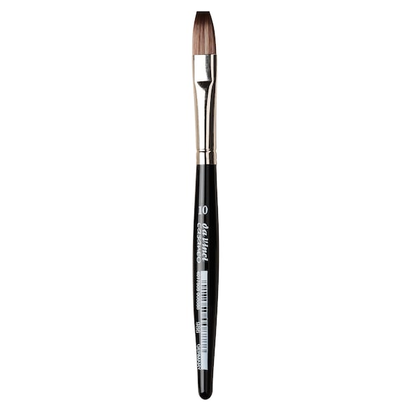 Da Vinci CASANEO XS, Extra Soft Synthetic, Watercolor & Acrylic, Flat, Series 986, Size 10 VA-986_10 - main