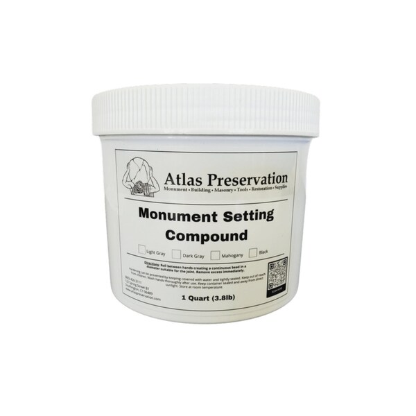 Join-Tite Monument Setting Compound - Dark Grey Quart. For Creating a Seal Between Headstone or Monuments and MSC-DGq - main