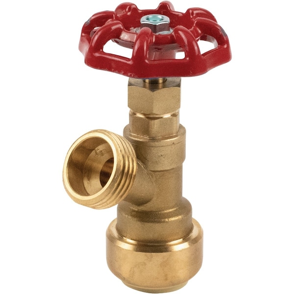Proline Series ProLine 3/4'' PF x 3/4'' MHT Brass Push Fit Boiler Drain 1102-914 - main