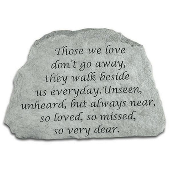 Gardencontrol Inc. Those We Love Don-t Go Away - Memorial - 6.5 ines x 4.5 ines x 1.5 ines GA87083 - main