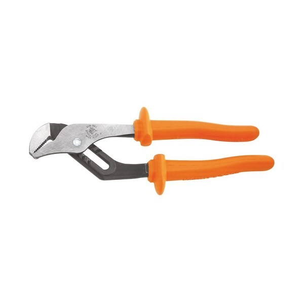 Klein Tools 10 1/4 in Straight Jaw Water Pump Plier Serrated, Plastic Grip D502-10-INS - main