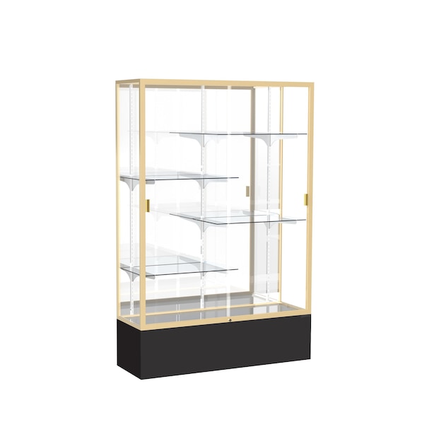 Ghent Spirit FlrCs, 48x72x16, Mirr, Champg, Black 374MB-GD-BK - main