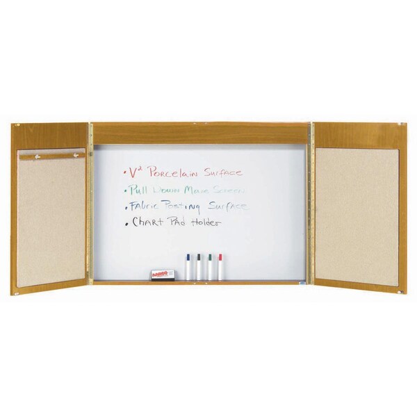 Aarco Conference Cabinet, Oak, 36''Hx48''Wx5''D OC-1 - main