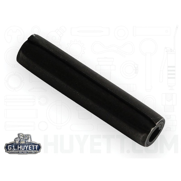Huyett Coiled Spring Pin, Standard Duty, High Carbon Steel, 0.438 in Dia x 1.000 in L SPC-437-1000 - main