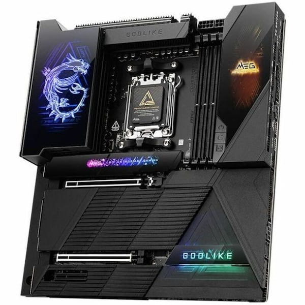 Msi MEG X870E GODLIKE Gaming Desktop Motherboard - AMD X870E Chipset - Socket AM5 - Extended ATX X870EGODLIKE - main