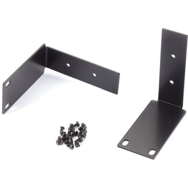 Black Box Rack Mount for KVM Switch - Black - TAA Compliant - Metal KV0004A-RMK - main