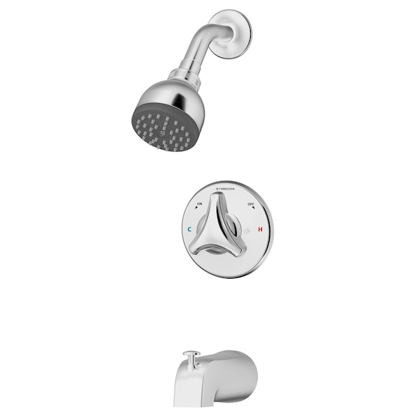 Symmons Origins Single Handle Tub and Shower Faucet Trim Kit - 1.5 GPM (Valve Not Included) 9602-P-1.5-TRM - main