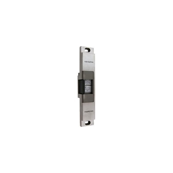 Von Duprin Von Fire Rated Electric Strike for Rim Exit Device, 24VDC, FSE, 630/US32D Satin Stainless Steel 6112-630-24VDC-FSE - main