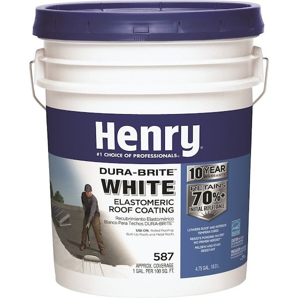Geneva Industrial Group Roof Coat587 Wht 4.75G HE587372 - main