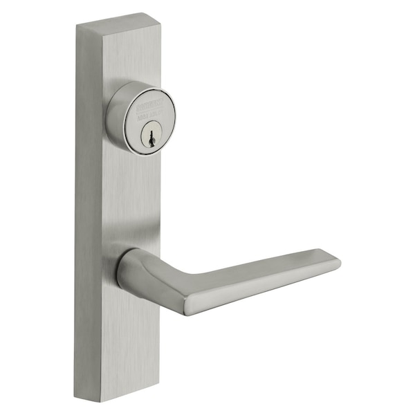 Sargent Exit Trim, Storeroom Function, For Rim 8800 and NB8700 Series Devices, F Lever, RHR, Satin Chrome 706-8 ETF RHRB 26D - main