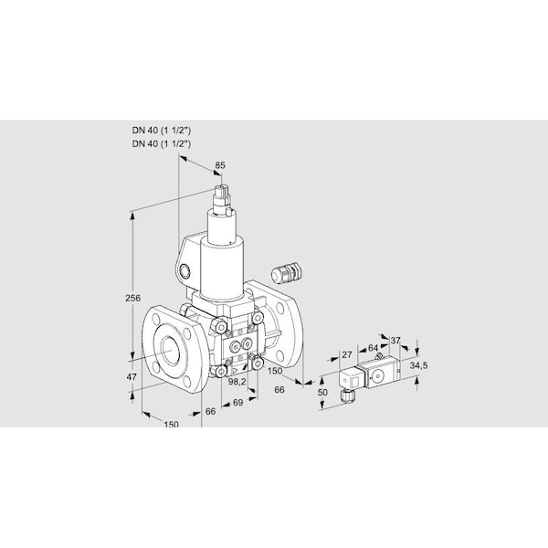 Honeywell Kromschroder VAS240F/LWSL KS88031296 - main