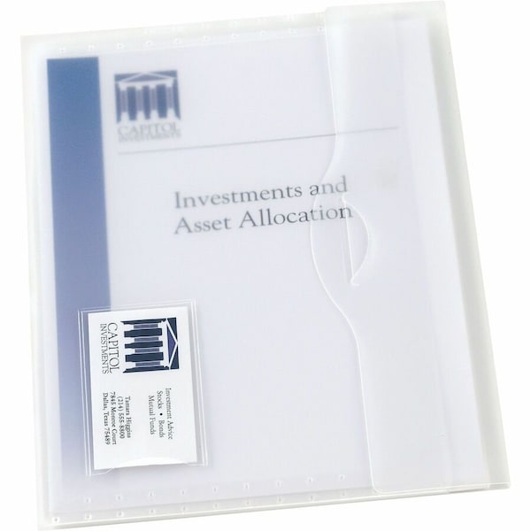 Avery Translucent Document Wallet, Clear Trave 72278 - main