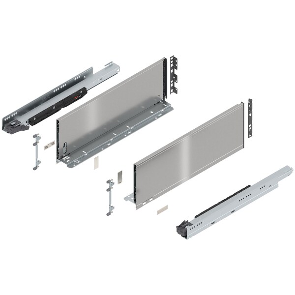 Blum 20in. C Height Legrabox Stainless Drawer Set, 170 Lbs Weight Rating 773C50S0I - main