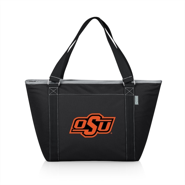 Picnic Time Family Of Brands NCAA Oklahoma State Cowboys Topanga Tote Cooler Bag - Soft Cooler Bag - Picnic Cooler, Black 619-00-175-464-0 - main