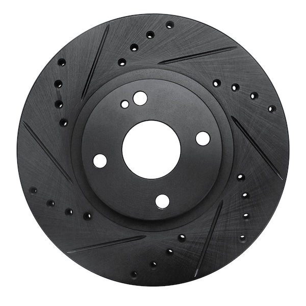 Dynamic Friction Co DFC Brake Rotor - Drilled and Slotted - Black 633-80036L - main