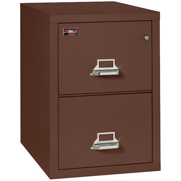 Fireking 2 Drawer, 2 Hr Fire & Impact Rated, Vertical, 32" depth Legal Brown 2-2130-2BR - main