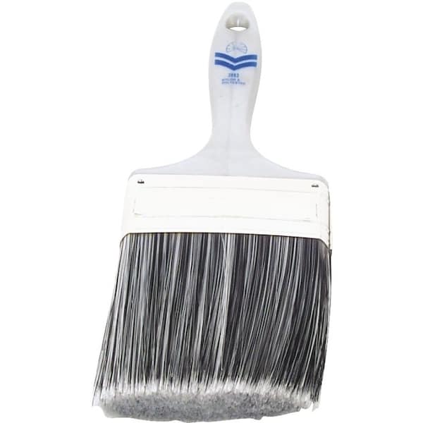 Linzer Paint Brush, 4 in W, 3-1/2 in L Bristle, Nylon/Polyester Bristle, Varnish Handle 3883-4 - main