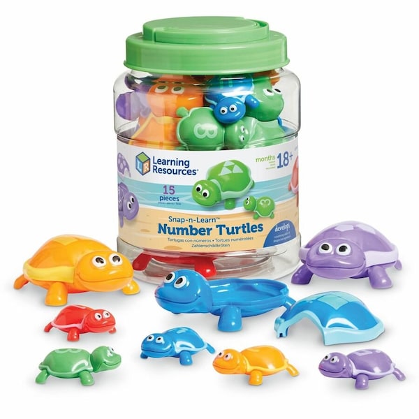 Learning Resources SnapnLearn Number Turtles, Multi LRNLER6706 - main