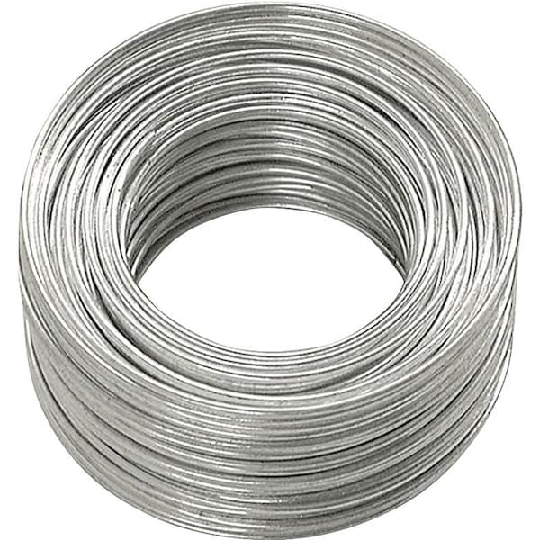 Hillman Utility Wire, 50 ft L, 18, Galvanized Steel 50129 - main